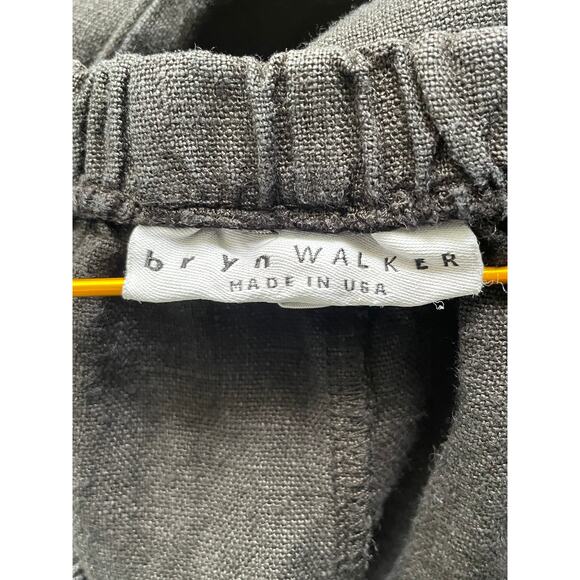 Bryn Walker Black Pullon Pants Lagenlook Balloon Barrel Leg Size Small - Picture 5 of 12